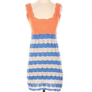Zara Knit Striped Mini Dress